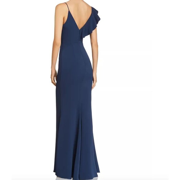 La Maison Talulah Vanity Fair Gown Maxi Dress Sz L Blue Formal Wedding Prom Hoco - Picture 2 of 14